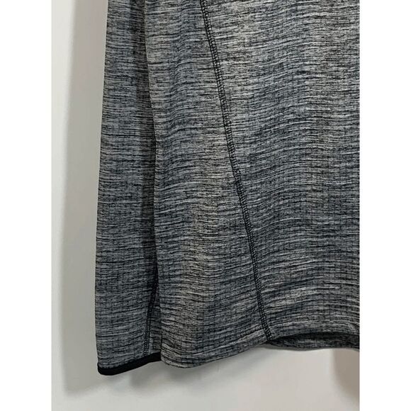 Old Navy Mens Sweatshirt Activewear Hooded Quarter Zip Gray Large - Picture 2 of 8